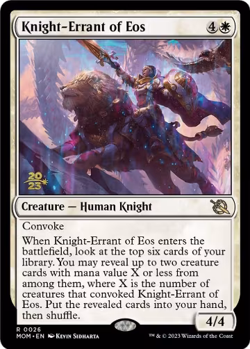 Knight-Errant of Eos (26), Prerelease Cards — Magic card price