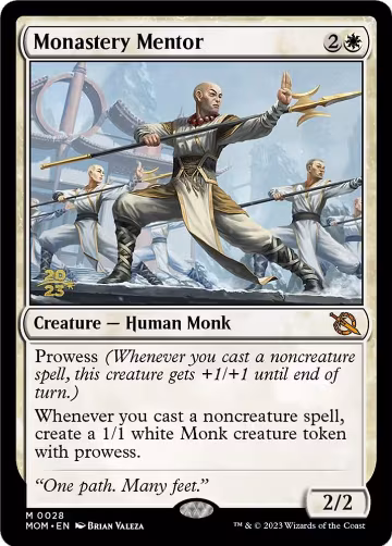 Monastery Mentor (28), Prerelease Cards — Magic card price