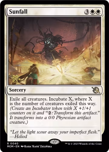 Sunfall (40), Prerelease Cards — Magic card price
