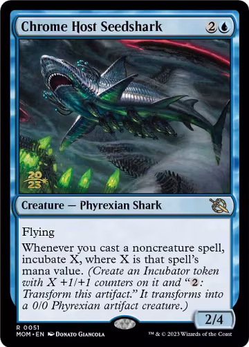 Chrome Host Seedshark (51), Prerelease Cards — Magic card price