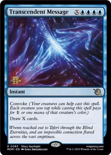 Transcendent Message (83), Prerelease Cards — Magic card price