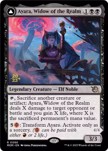 Ayara, Widow of the Realm (90), Prerelease Cards — Magic card price