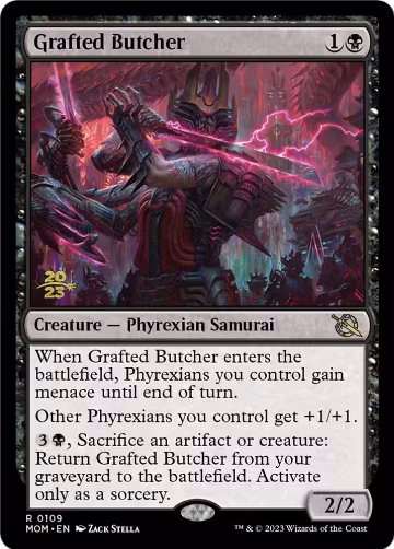 Grafted Butcher (109), Prerelease Cards — Magic card price