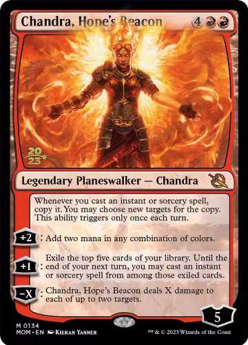 Chandra, Hope's Beacon (134), Prerelease Cards — Magic card price
