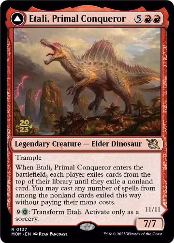 Etali, Primal Conqueror (137), Prerelease Cards — Magic card price
