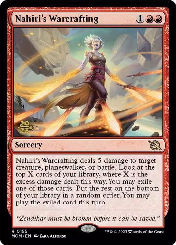 Nahiri's Warcrafting (155), Prerelease Cards — Magic card price