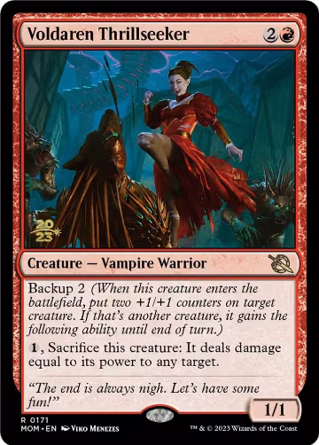 Voldaren Thrillseeker (171), Prerelease Cards — Magic card price