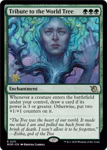 Tribute to the World Tree (211), Prerelease Cards — Magic card price