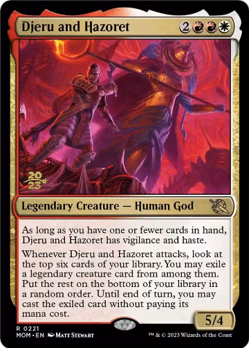 Djeru and Hazoret (221), Prerelease Cards — Magic card price