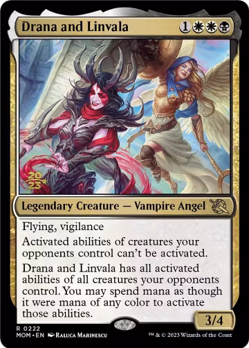 Drana and Linvala (222), Prerelease Cards — Magic card price