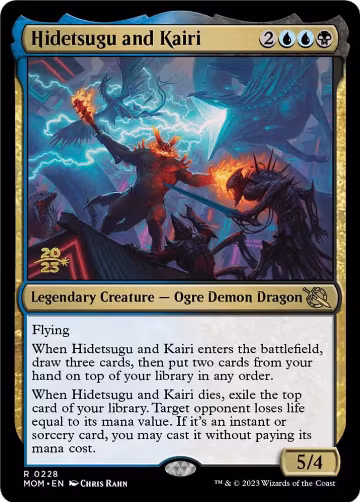 Hidetsugu and Kairi (228), Prerelease Cards — Magic card price