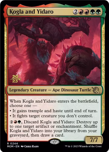 Kogla and Yidaro (244), Prerelease Cards — Magic card price