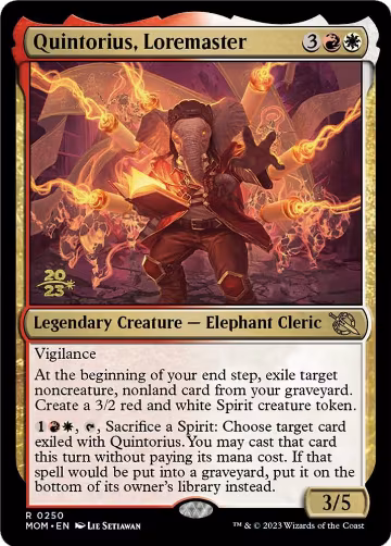 Quintorius, Loremaster (250), Prerelease Cards — Magic card price