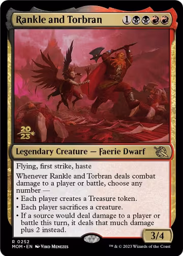 Rankle and Torbran (252), Prerelease Cards — Magic card price