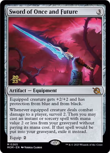 Sword of Once and Future (265), Prerelease Cards — Magic card price