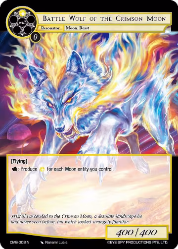 Battle Wolf of the Crimson Moon (CMB-003 N), Crimson Moon's Battleground — Force of Will card price
