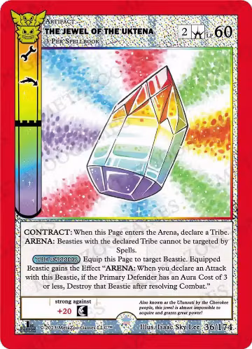 The Jewel of the Uktena (36/174), Native: First Edition — MetaZoo card price