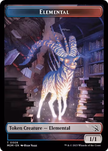 Elemental (0009) // Phyrexian Hydra (0012) Double-Sided Token (9 // 12), March of the Machine — Magic card price