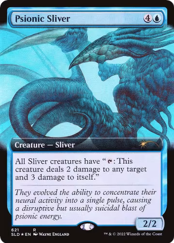 Psionic Sliver (Extended Art) (621), Secret Lair Drop Series — Magic card price