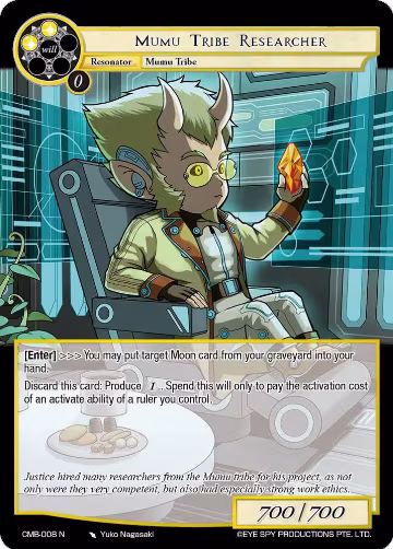 Mumu Tribe Researcher (CMB-008 N), Crimson Moon's Battleground — Force of Will card price