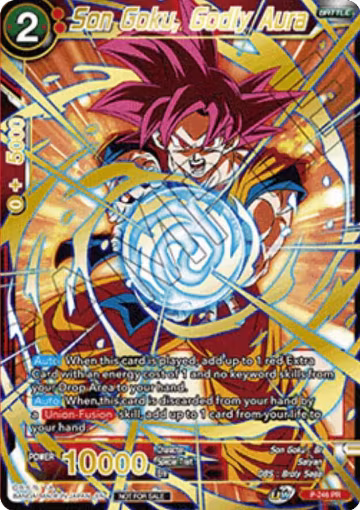 Son Goku, Godly Aura (Alt. Art Card Set 2023 Vol. 1) (P-246), Tournament Promotion Cards — DB Super card price
