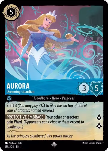Aurora - Dreaming Guardian (139/204), The First Chapter — Lorcana card price