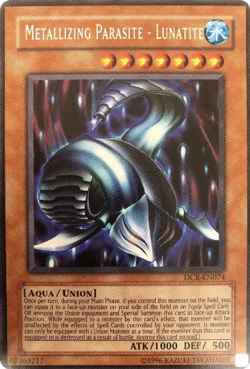 Metallizing Parasite - Lunatite (DCR-EN074), Dark Crisis (Worldwide English) — Yu-Gi-Oh! card price