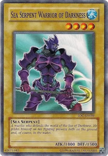 Sea Serpent Warrior of Darkness (IOC-EN059), Invasion of Chaos (Worldwide English) — Yu-Gi-Oh! card price