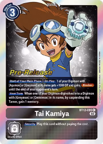 Tai Kamiya (BT12-095 R) — card price