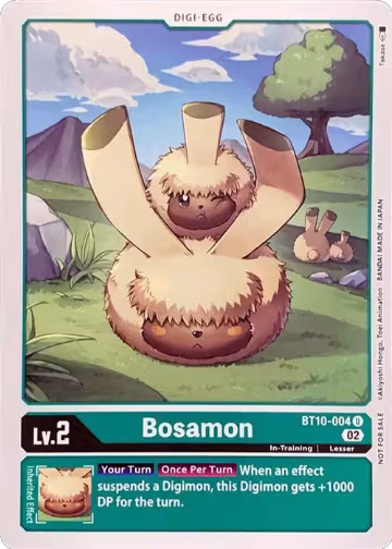 Bosamon (BT10-004 U), Revision Pack Cards — Digimon card price