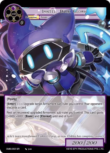Inntel, Dark Clown (CMB-062 SR), Crimson Moon's Battleground — Force of Will card price