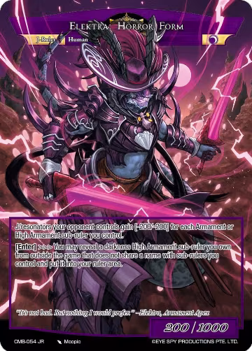 Armament Upgrade // Elektra: Horror Form (CMB-054 JR), Crimson Moon's Battleground — Force of Will card price