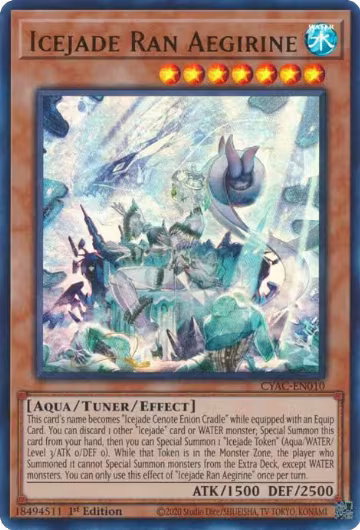 Icejade Ran Aegirine (CYAC-EN010), Cyberstorm Access — Yu-Gi-Oh! card price