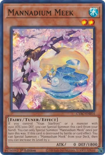 Mannadium Meek (CYAC-EN014), Cyberstorm Access — Yu-Gi-Oh! card price