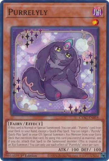 Purrelyly (CYAC-EN018), Cyberstorm Access — Yu-Gi-Oh! card price