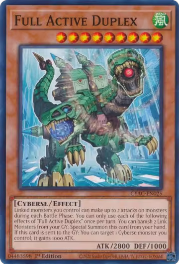 Full Active Duplex (CYAC-EN025), Cyberstorm Access — Yu-Gi-Oh! card price