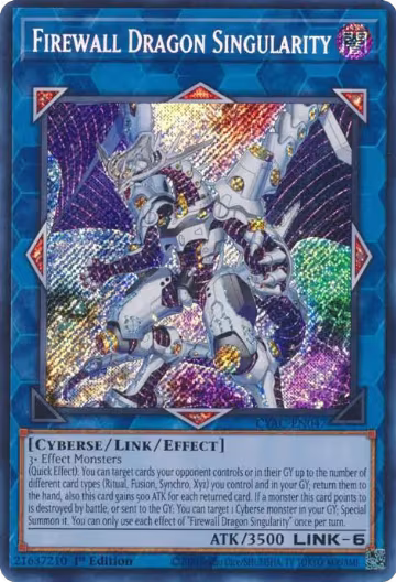 Firewall Dragon Singularity (CYAC-EN047), Cyberstorm Access — Yu-Gi-Oh! card price