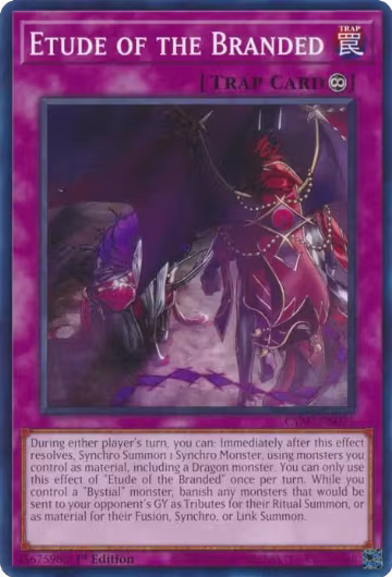 Etude of the Branded (CYAC-EN071), Cyberstorm Access — Yu-Gi-Oh! card price