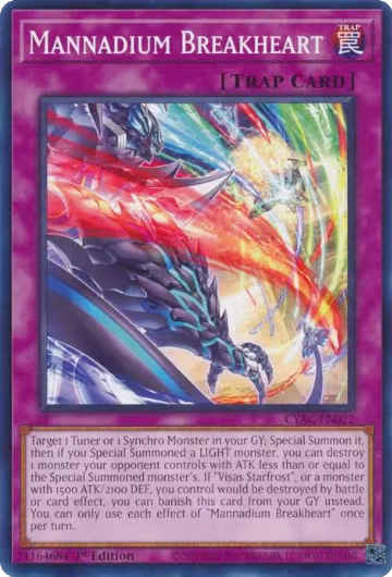 Mannadium Breakheart (CYAC-EN072), Cyberstorm Access — Yu-Gi-Oh! card price