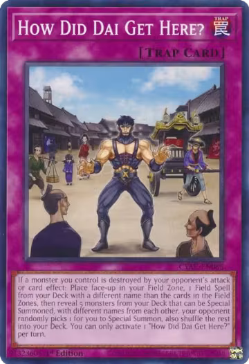 How Did Dai Get Here? (CYAC-EN085), Cyberstorm Access — Yu-Gi-Oh! card price