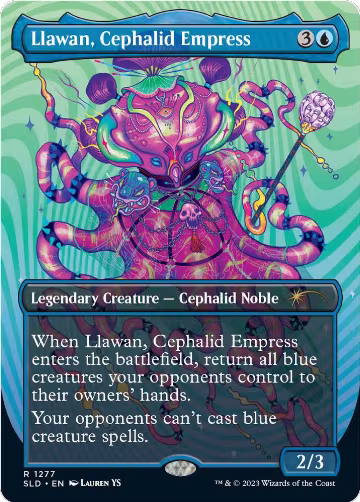 Llawan, Cephalid Empress (1277), Secret Lair Drop Series — Magic card price