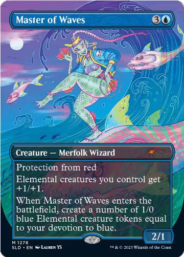 Master of Waves (1278), Secret Lair Drop Series — Magic card price