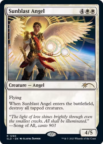 Sunblast Angel (1290), Secret Lair Drop Series — Magic card price