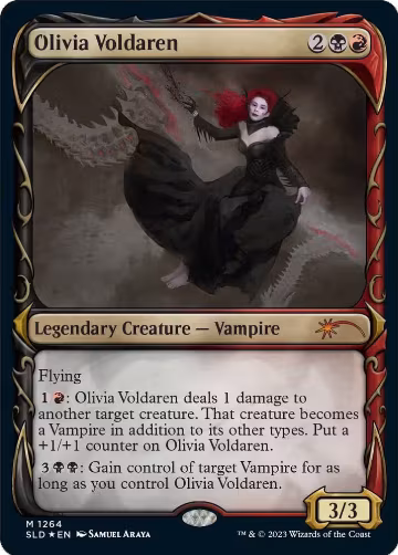 Olivia Voldaren (Halo Foil) (1264), Secret Lair Drop Series — Magic card price