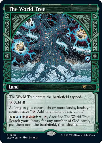 The World Tree (Halo Foil) (1266), Secret Lair Drop Series — Magic card price