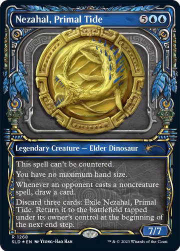 Nezahal, Primal Tide (Halo Foil) (1268), Secret Lair Drop Series — Magic card price