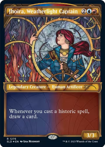 Jhoira, Weatherlight Captain (Halo Foil) (1276), Secret Lair Drop Series — Magic card price