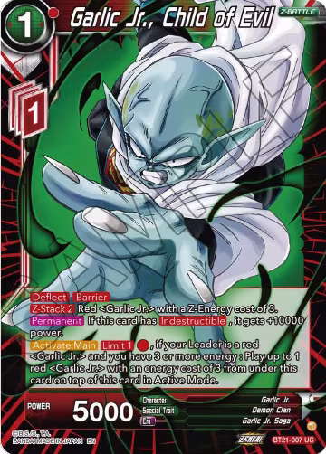 Garlic Jr., Child of Evil (BT21-007), Wild Resurgence — DB Super card price