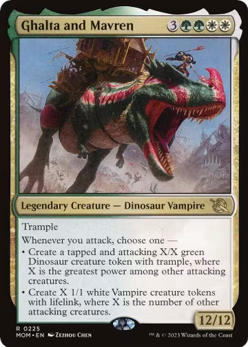 Ghalta and Mavren (225), Promo Pack: March of the Machine — Magic card price