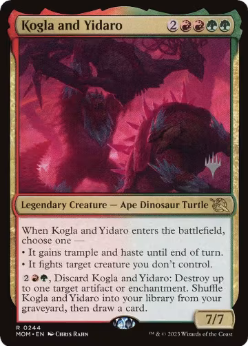 Kogla and Yidaro (244), Promo Pack: March of the Machine — Magic card price